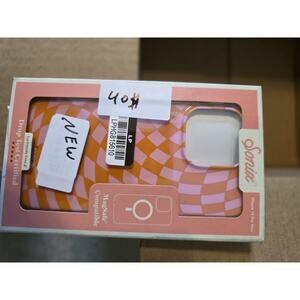 Sonix Apple iPhone 15 Pro Case w/ MagSafe Checkmate PINK/ORANGE - NEW!